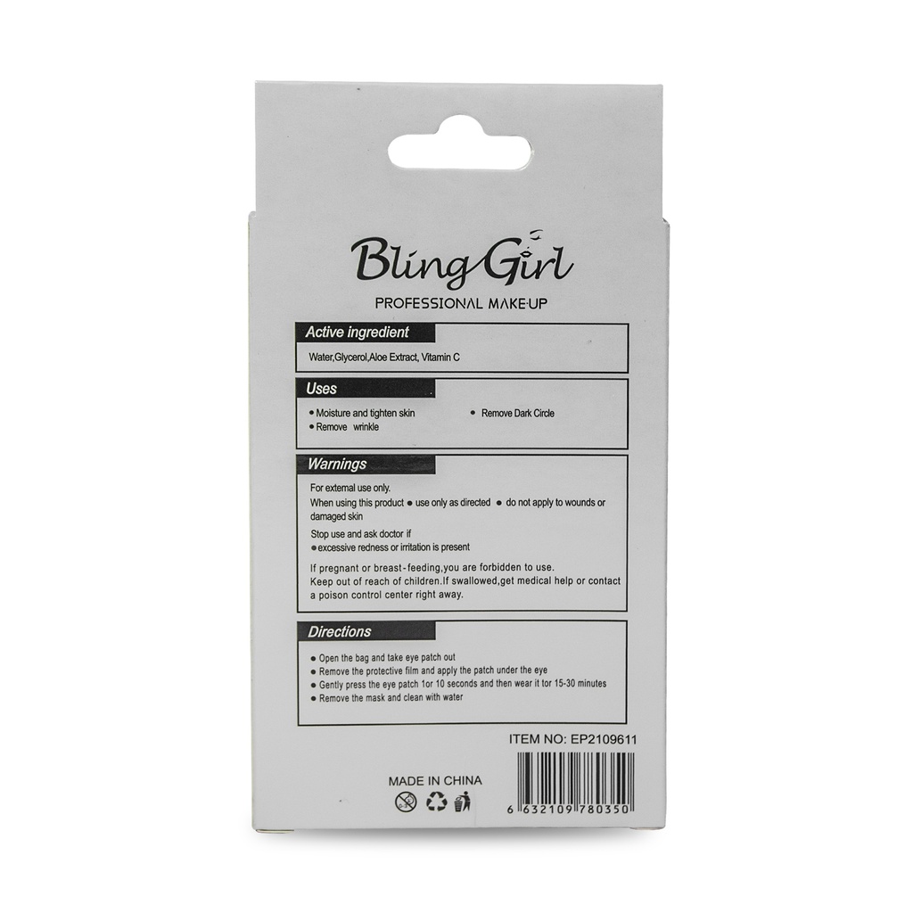 Bling Girl Under Eye Pad 10pcs [4658]