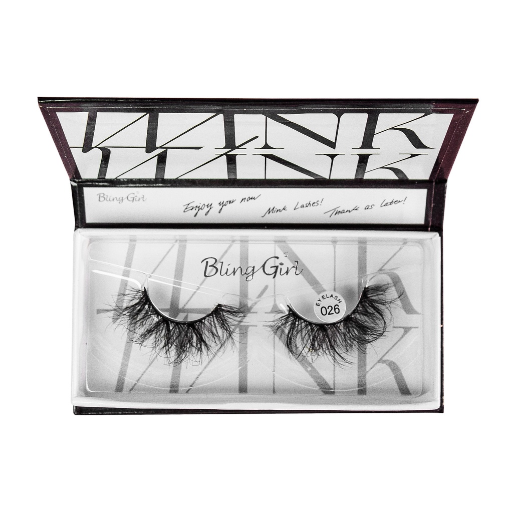 Bling Girl Strip Eyelashes Mink Wink  [ S2308P16 ]